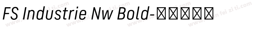 FS Industrie Nw Bold字体转换